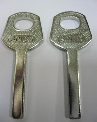 Заготовка для ключей 00012 Solex квадрат (PTL101-canas) (33*5.5*3мм)