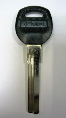 Заготовка для ключей 00612 BAO-2DP LONG 2 паза (baodean пластик 51 мм) вертикальная