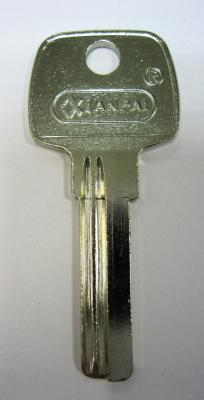 Заготовка для ключей 00545 KSL-1D KSLOCK 2 паза (8,8*30 мм) вертикальная