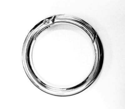 Карабин кольцо для сумок №15 d38  мм никель