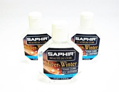 Очиститель 0533 Сапфир от пятен соли, снега и воды для изделий из всех гладких кож, нубука, замши