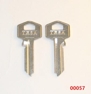 Заготовка для ключа 00057 (0061)TE8D TS7 TE2R TSA22L Tesa англ.