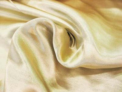 Портьерная ткань Блэкаут цвет золото рисунок волна-песок