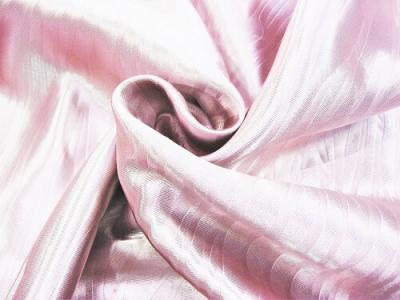 Портьерная ткань Блэкаут цвет розовый рисунок морской штиль