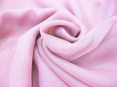 Ткань Вуаль Тюль цвет розовый